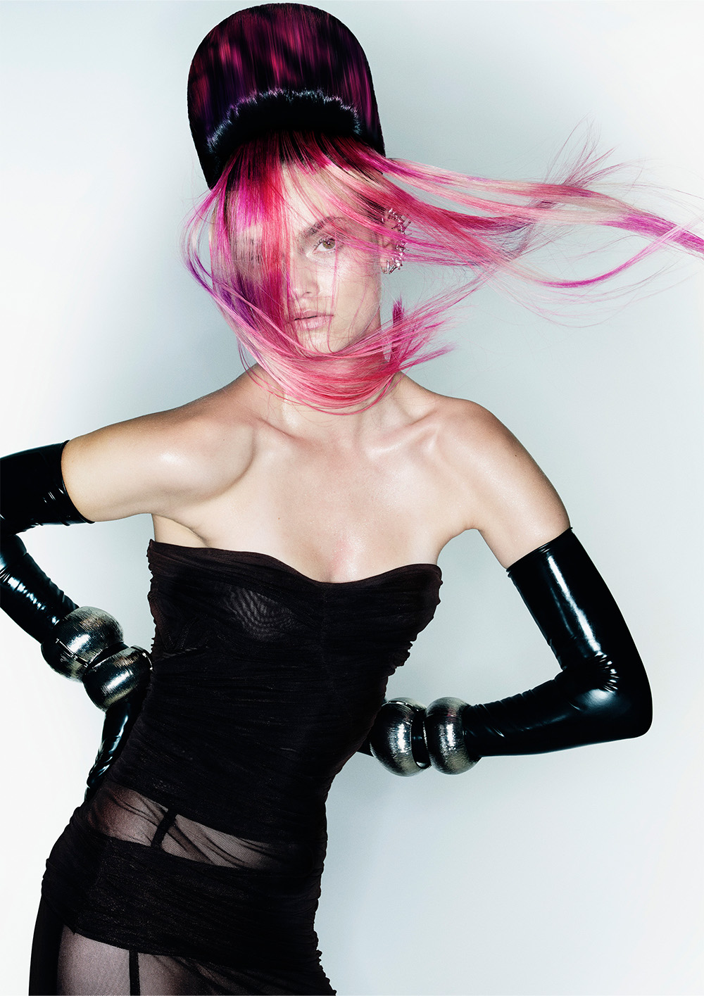 Pink Creative Colour Avant Garde Beehive - Kristie Kesic and Dee Parker Attwood - Metamorph Collection